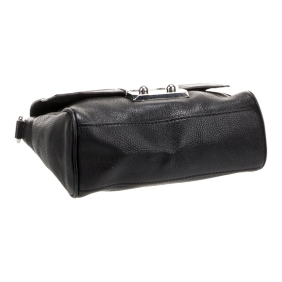 Marc by Marc Jacobs M3113140 Leather Shoulder Bag Black Silver Crossbody - Picture 4 of 15